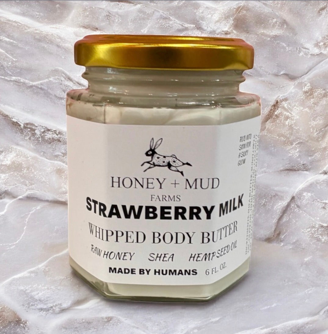 Strawberry Milk Whipped Body Butter — 6 oz