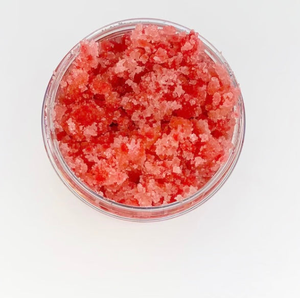 RASPBERRY MILKSHAKE BODY SCRUB 8 OZ.