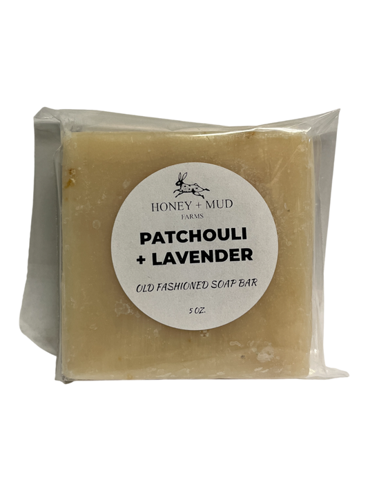 Patchouli + Lavender Soap Bar