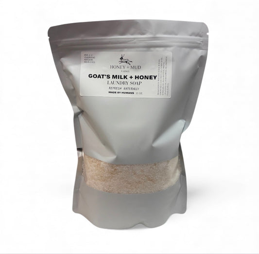 Goat's milk + honey laundry soap