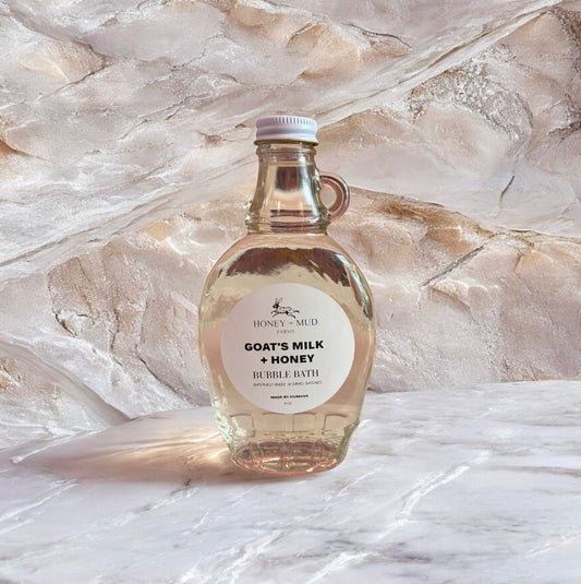 Goats Milk + Honey Bubble Bath — 8 oz