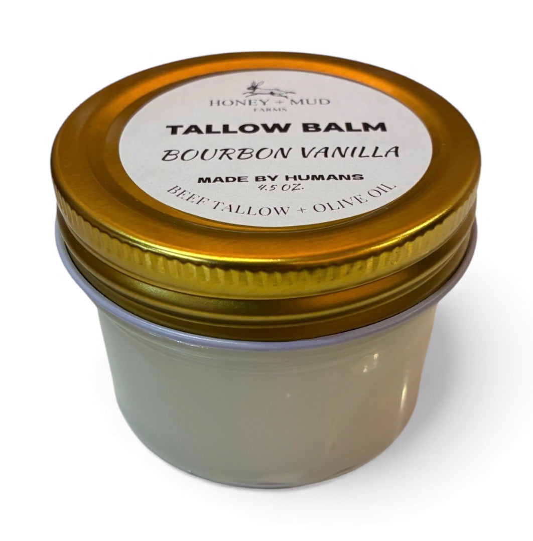 Bourbon Vanilla Tallow Balm — 4.5oz