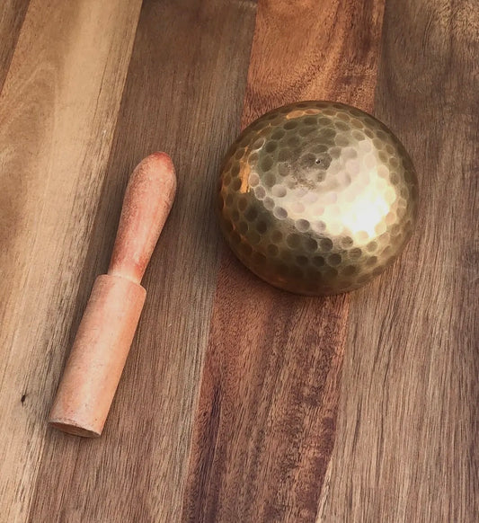 High Vibration Handmade Tibetan Singing Sound Bowl Small Travel Size