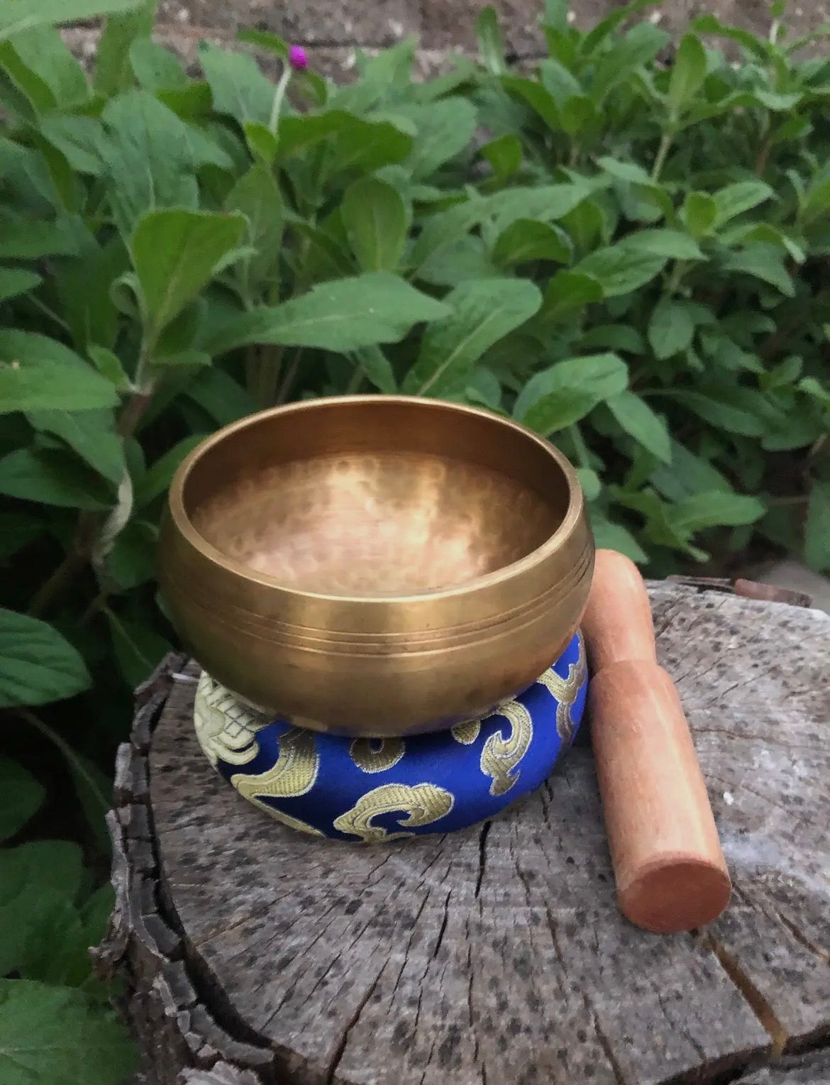 Himalayan Singing Bowl For Meditation + Stress Relief.