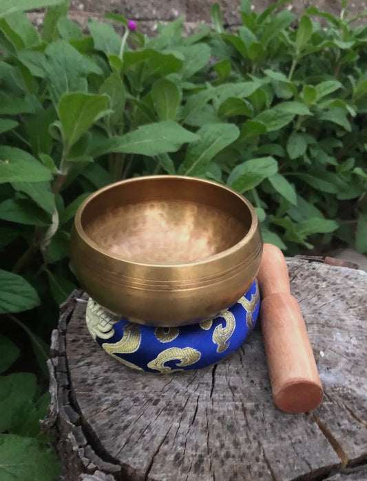 Himalayan Singing Bowl For Meditation + Stress Relief.
