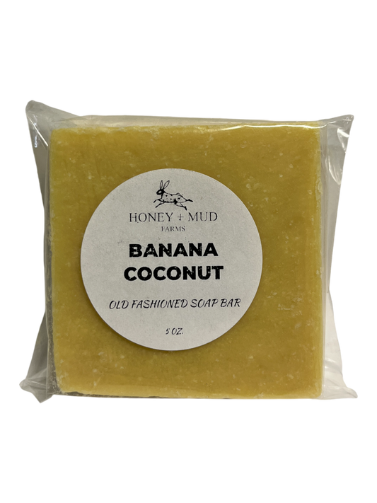 Banana Coconut Soap Bar