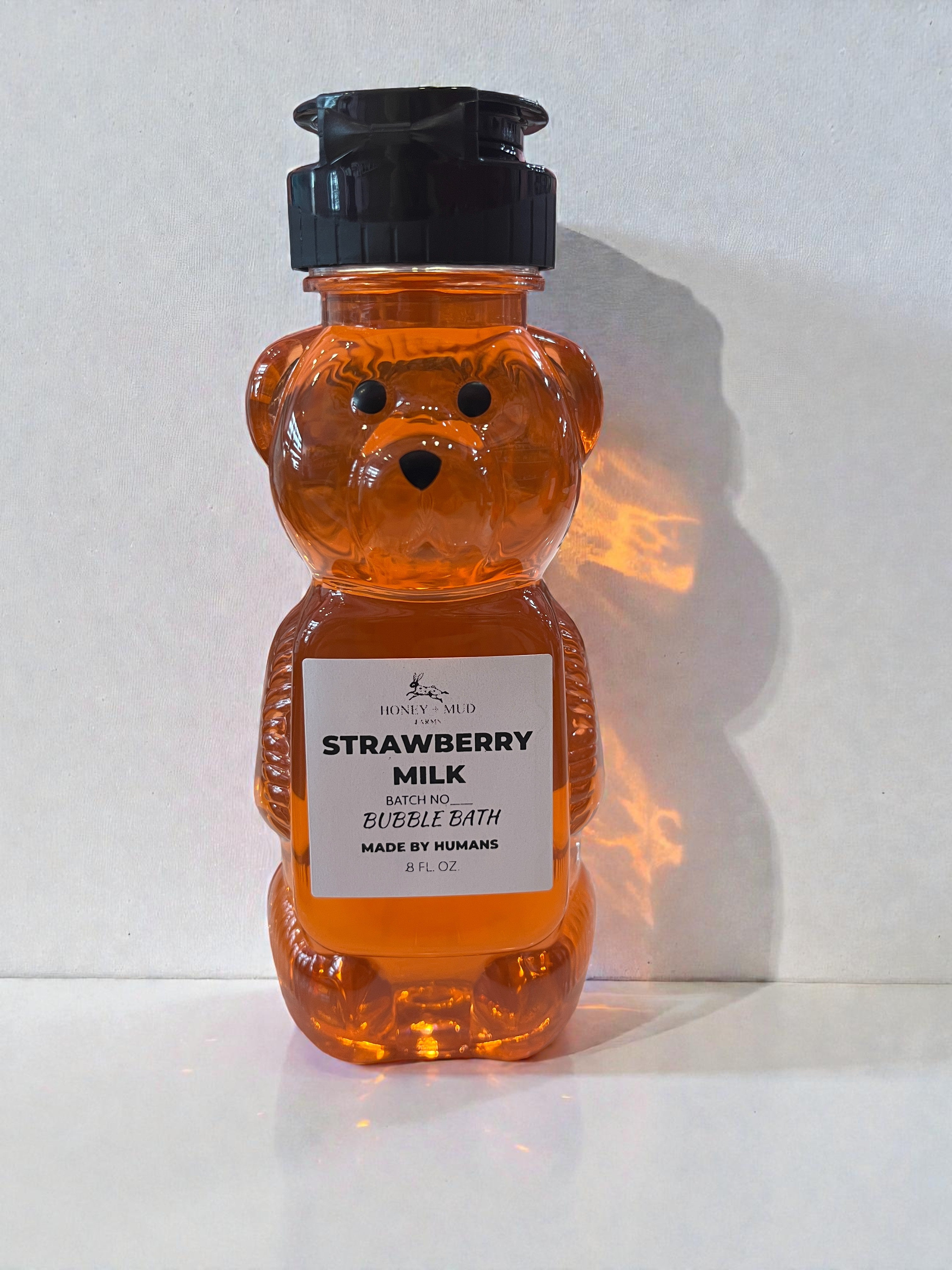 Strawberry Milk Bubble Bath Bear