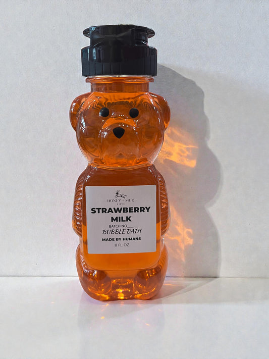 Strawberry Milk Bubble Bath Bear