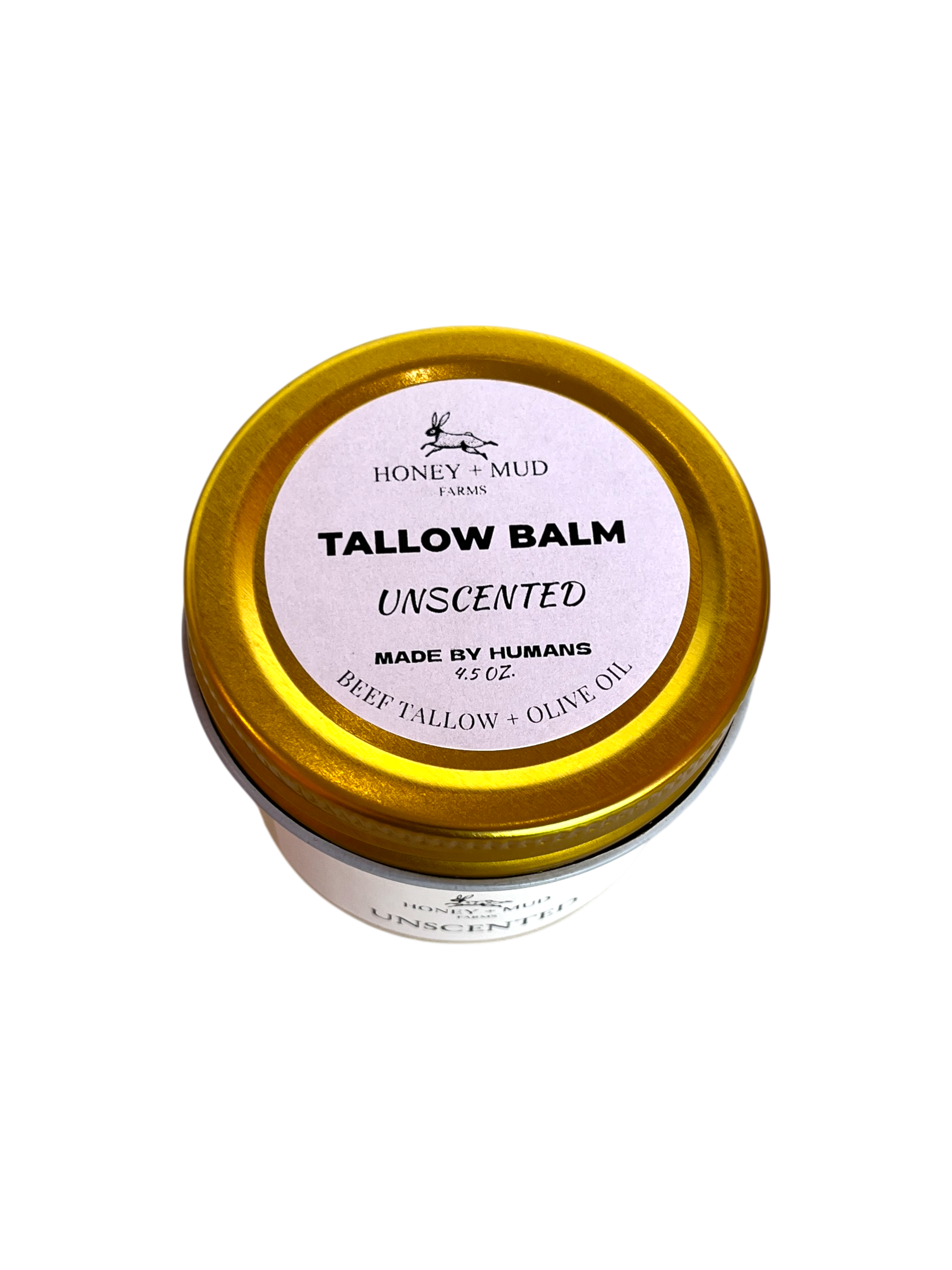 Unscented Tallow Balm — 4.5oz