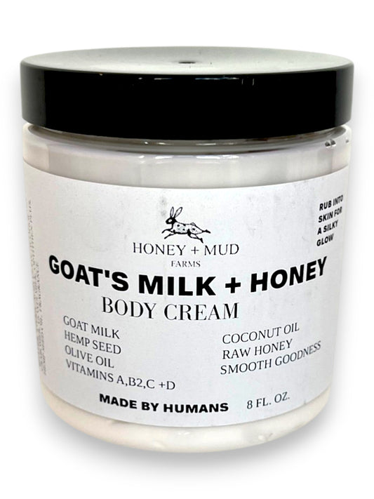 Goat's Milk + Honey Body Cream  — 8oz
