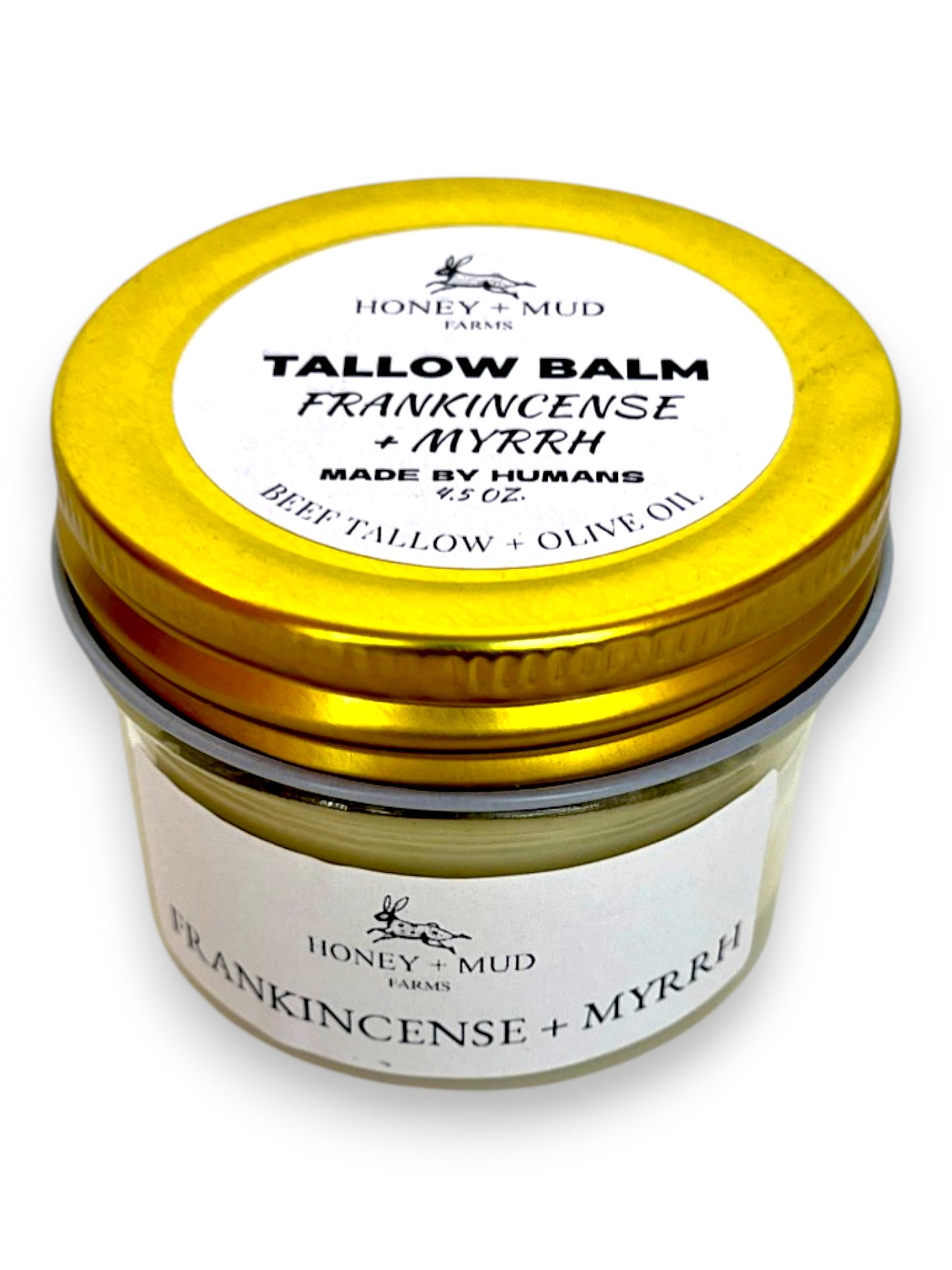 Frankincense + Myrrh Tallow Balm — 4.5oz