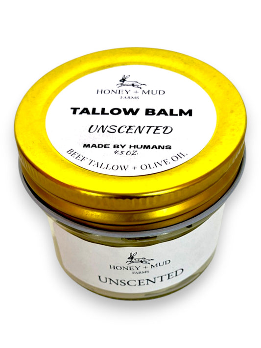 Unscented Tallow Balm — 4.5oz
