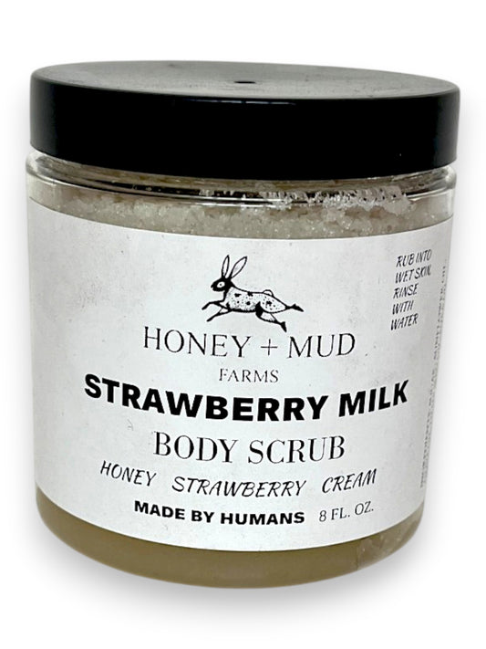 Strawberry Milk Body Scrub — 8 oz