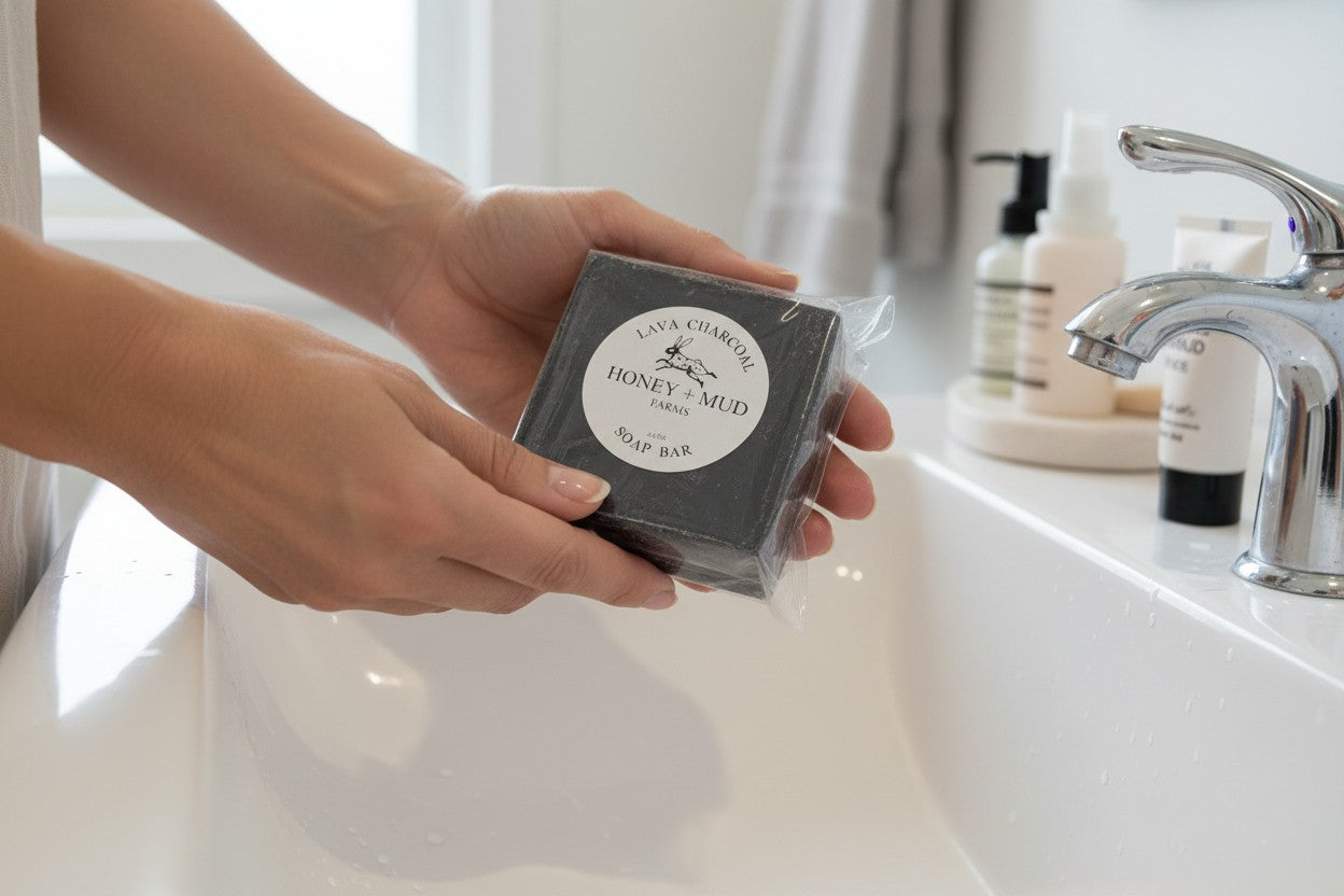 The Floor is Lava Charcoal Soap Bar