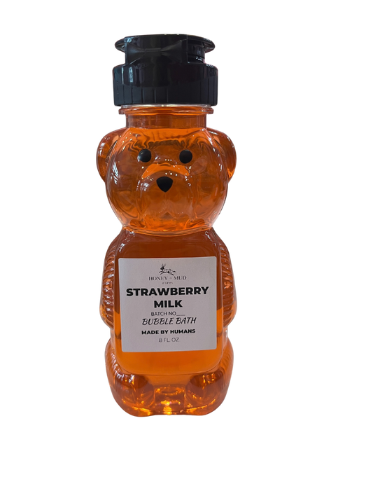 Strawberry Milk Bubble Bath Bear