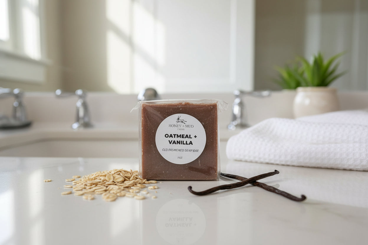 Oatmeal + Vanilla Soap Bar