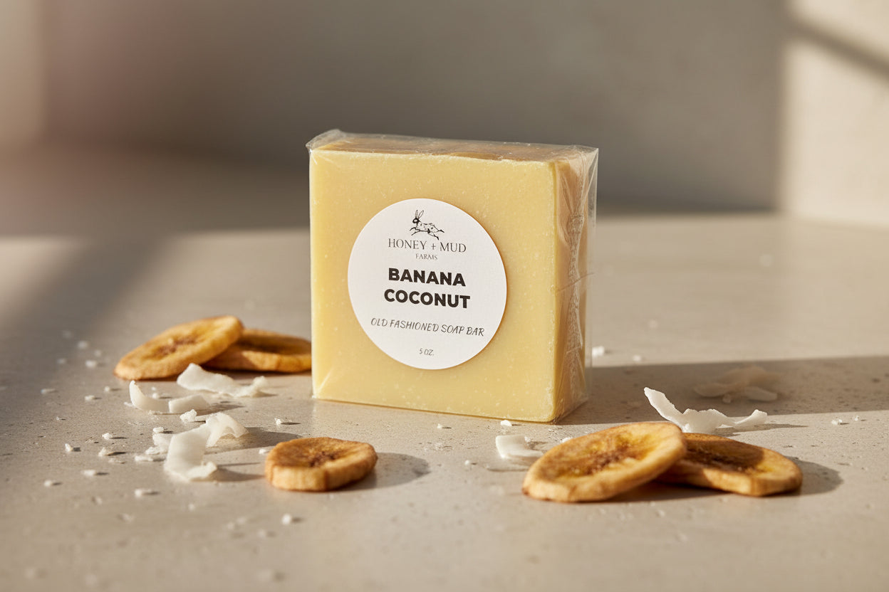 Banana Coconut Soap Bar